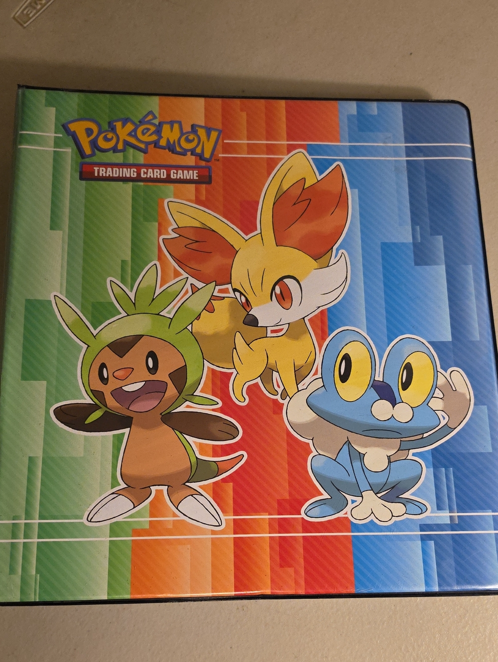 Pokémon Trading Card Game Binder Blue & Green